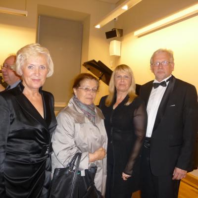 Armonų trio su I.A.Šostakovič po koncerto Vilniuje 2013-09-05