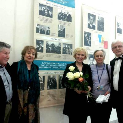 2017 0504  Po Armonas Uss Duo koncerto. A.Šenderovas, K.Georgian, I.Uss, S.Sondeckienė, R.Armonas