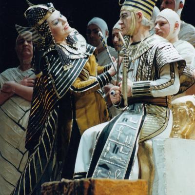 Ramfis - V. Kuprys, Amneris - N. Ambrazaitytė; G. Verdi "Aida"