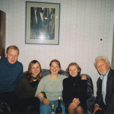 2001 m. vakaronė su studentais