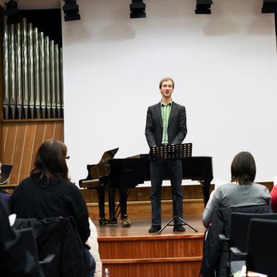Vilimas Norkūnas - Seminaras Baltijos šalių chorinė muzika, Gracas, Austrija, 2014 vasaris