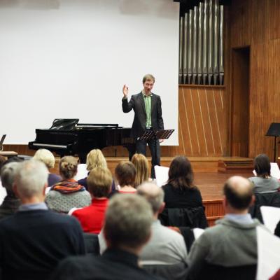Vilimas Norkūnas - Seminaras Baltijos šalių chorinė muzika, Gracas, Austrija, 2014 vasaris