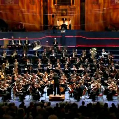 Vilimas Norkūnas - Koncertinio turo po Europą su Gustavo Mahlerio jaunimo orkestru metu, 2009 vasara, BBC PROMS, Royal Albert Hall, Londonas.