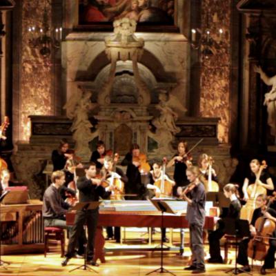Vilimas Norkūnas - Basso continuo, Festival de Musique Baroque de Lyon, 2013 11 22 Nuit Corelli – Chapelle de la Trinité, prie klavesino