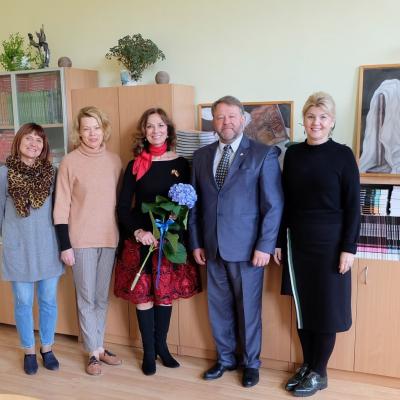 Virginija Kochanskytė lankėsi Biržų 
