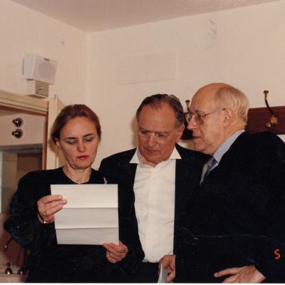 Su M. Rostropovičiumi ir vyru S. Sondeckiu