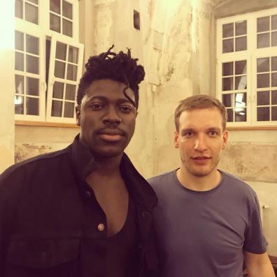 Moses Sumney ir Martynas Butkevičius. Asmeninio archyvo nuotr.