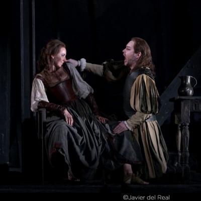 Rigoletas Karališkajame Madrido teatre. Javier del Real nuotr.