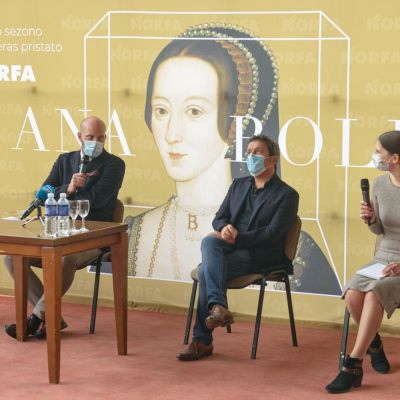 Ana Bolena spaudos konferencija