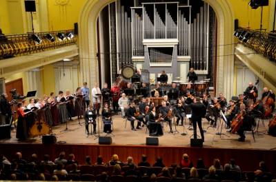 XII tarptautinio folkloro festivalio POKROVSKIJE KOLOKOLA atidarymo koncertas