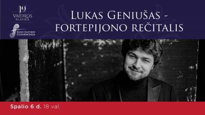 PIANISTO LUKO GENIUŠO REČITALIS