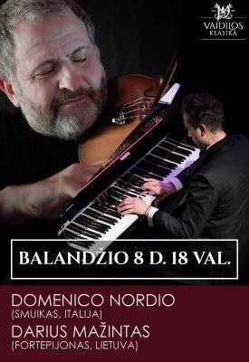 Domenico Nordio (smuikas) ir Darius Mažintas (fortepijonas)