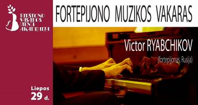 FORTEPIJONO MUZIKOS VAKARAS