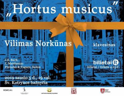 Klavesino muzikos rečitalis HORTUS MUSICUS