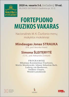 FORTEPIJONO MUZIKOS VAKARAS