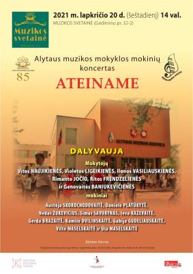 Alytaus muzikos mokyklos moksleivių koncertas