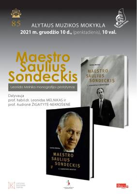 MAESTRO SAULIUS SONDECKIS