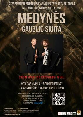 Festivalis MEDYNĖS 2023 - „Gaublio siuita“  VYTAUTAS KIMINIUS, birbynė TADAS MOTIEČIUS, akordeonas  (Lietuva)