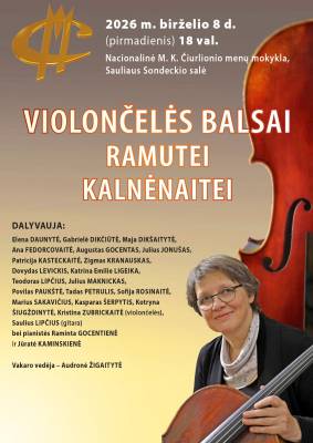 Violončelės balsai Ramutei Kalnėnaitei