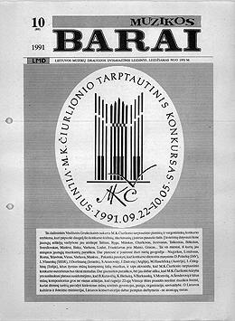 Muzikos barai, 1991, 10 (89)