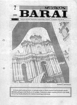 Muzikos barai, 1991, 7 (86)