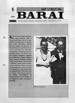 Muzikos barai, 1991, 6 (85)