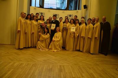 Gdanske triumfavusiam chorui „Cantate Domino“ – sveikinimai iš JAV muzikos grando