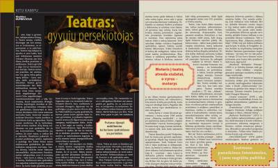 T E A T R A S: GYVŲJŲ PERSEKIOTOJAS (su vaizdo galerija)