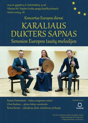 Europos dienai skirtas koncertas ukrainiečių vienuolių bažnyčioje Vilniuje