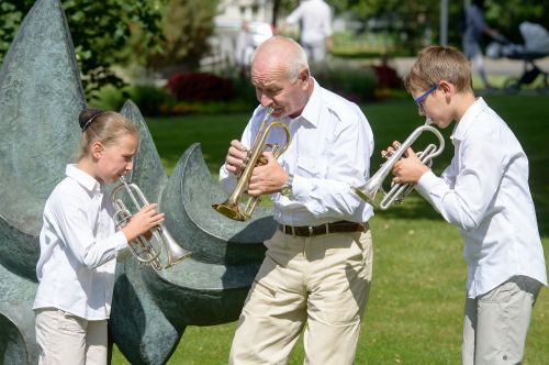 Festivalio „Gaidų pynė“ muzikuojančių šeimų ansambliai dalyvavo Birštono vasaros menų akademijoje