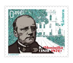 Išleidžiamas pašto ženklas, skirtas lenkų kompozitoriui Stanislovui Moniuškai