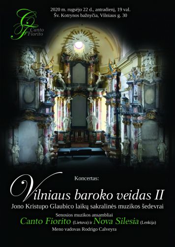 Jonui Kristupui Glaubicui skirtas koncertas Šv. Kotrynos bažnyčioje