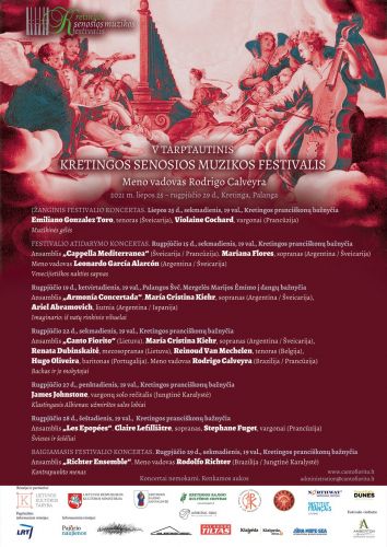 Prasideda Tarptautinis Kretingos senosios muzikos festivalis 