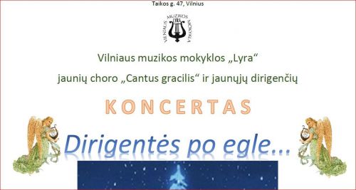 Koncertas „Dirigentės po egle“