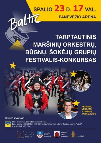 Maršinių orkestrų, būgnų ir šokėjų grupių festivalis-konkursas grįžta į Panevėžio areną!
