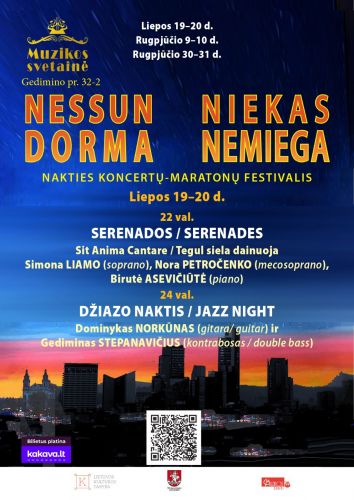 NESSUN DORMA – tiems, kam nesimiega