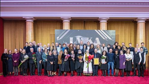 Iškilmingoje ceremonijoje Vilniaus rotušėje įteikti Meno kūrėjų apdovanojimai