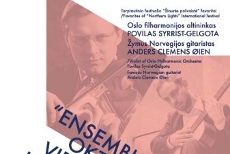 Norvegijos virtuozų dueto „Ensemble Oktava“ turas po Lietuvą